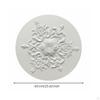 Ceiling Light Base Elegant Floral Raised Medallion Polyurethane Centerpiece for