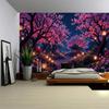 Garden Forest Tapestry Wall Hanging Home Decoration Background Poster Dormitory Bedroom Fabric Mural Bed Sheet Beach Mat