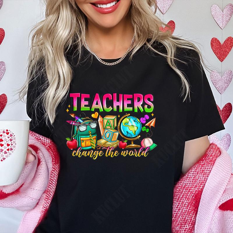 Graphic Tops Teachers Tshirts Clothing Teachers Gifts Teacher Shirts Gift Summer Fashion Tshirts Short Sleeve School