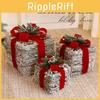Christmas Gift Box Set With Festive Decorations For Holiday Room Decor