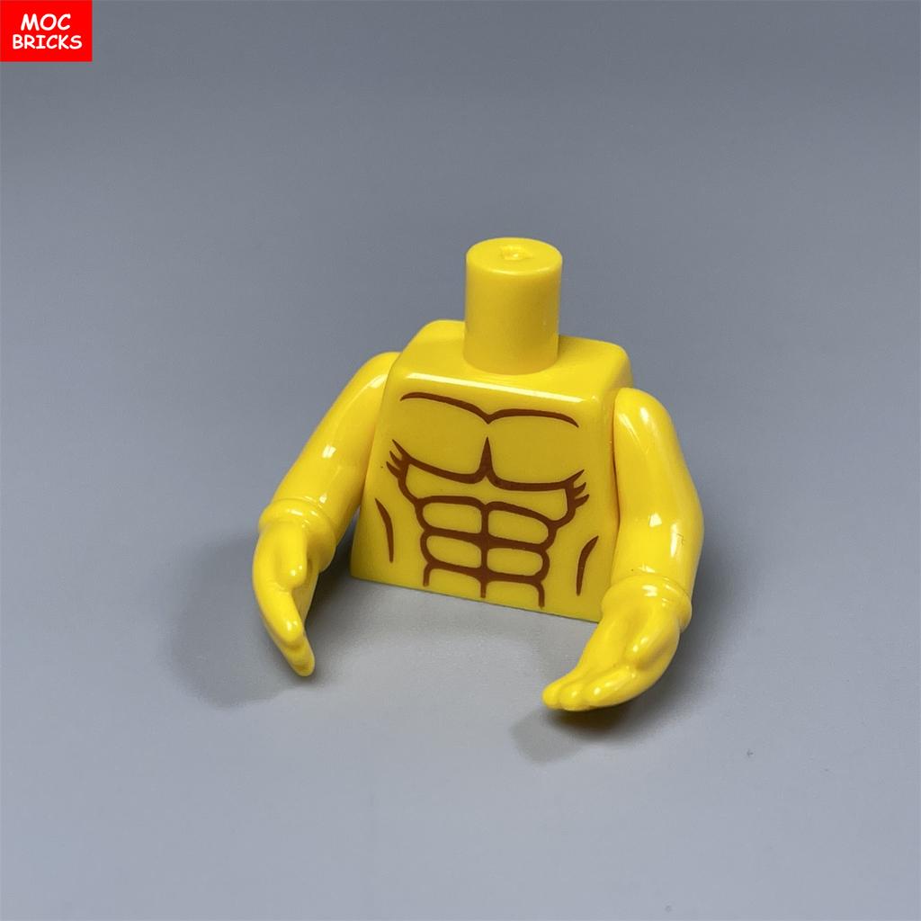 MOC Blocks Yellow Hands Arms Hold Infant Infant 4CM Figure Body Wear Accessories Assembled Construction Bricks Toy Children Plastic Material Doll