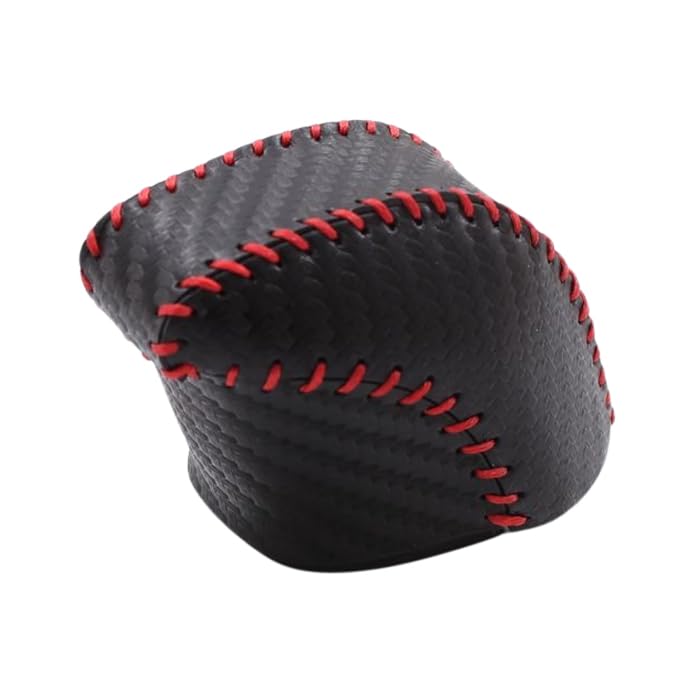 Prius 60 Series Shift Knob Cover, Genuine Leather, Carbon Leather, Toyota Compatible, PRIUS Hybrid