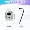 uxcell Set Metal Guitar Knobs Inch Universal Volume Tone Audio Control Dome Knobs Bass Speed Control Shaft Knobs Guitar Bass Accessories Wrench