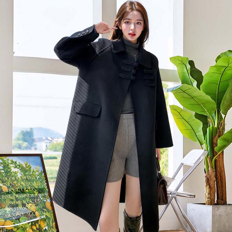 

Жіноче елегантне вовняне пальто MOKANA з довгим рукавом MKNJD2580 M