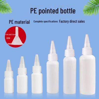 100 ml Quetschflasche aus Kunststoff mit spitzer Öffnung zum Befüllen von Flüssigkeiten und Pasten