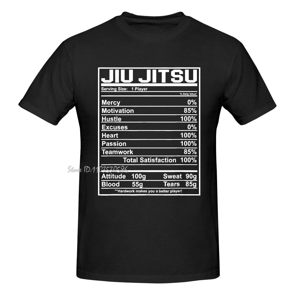 

Funny Jiu Jitsu Nutrition Facts Bjj Fighter Cotton Tshirt Streetwear Oversized T-shirt Summer Unisex Tops Tees Men s Clothing... S разноцветный