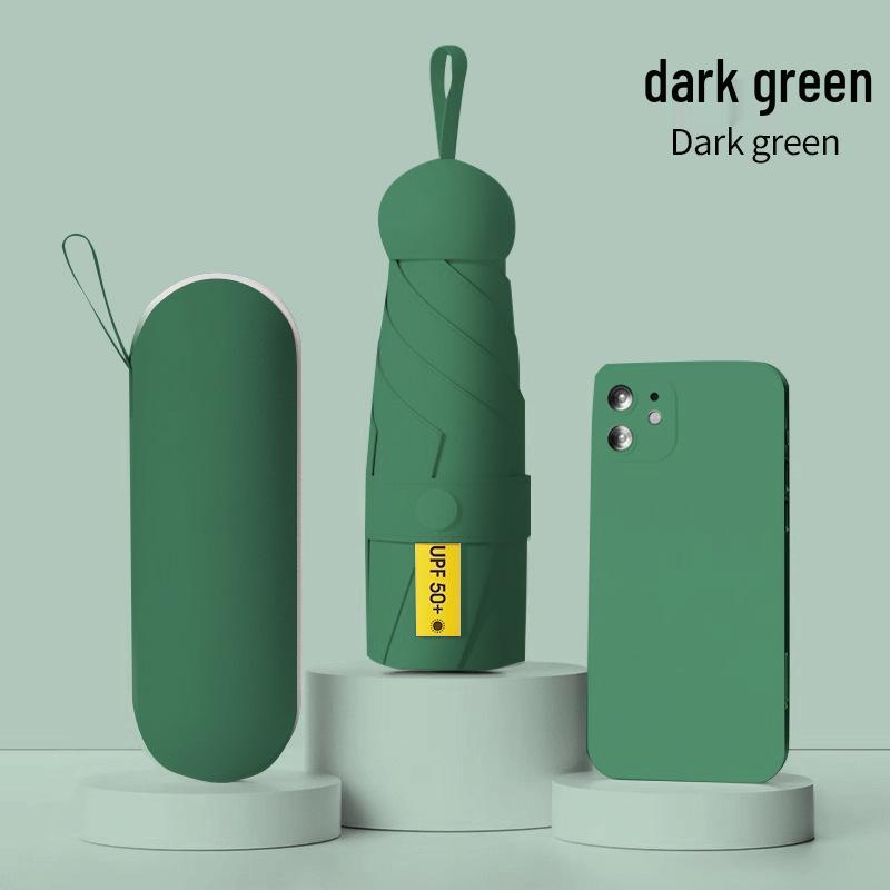 "Portable Capsule Umbrella: Compact, High-End Sunshade & Rain Protection"
