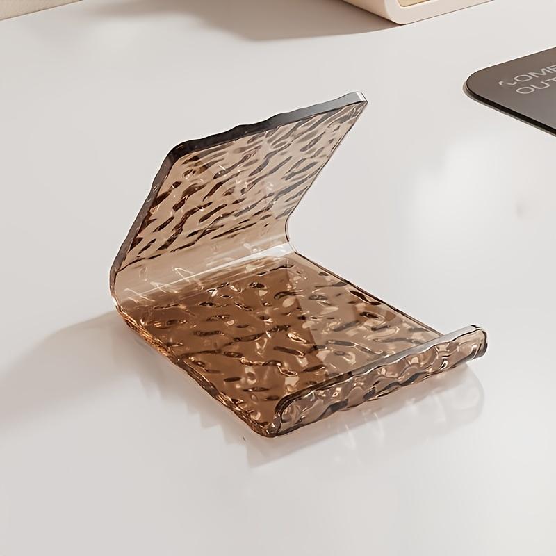 

Creative Glacial Pattern Acrylic Phone Holder – High-Quality Tablet Stand for Home, TV Watching & Desk Use