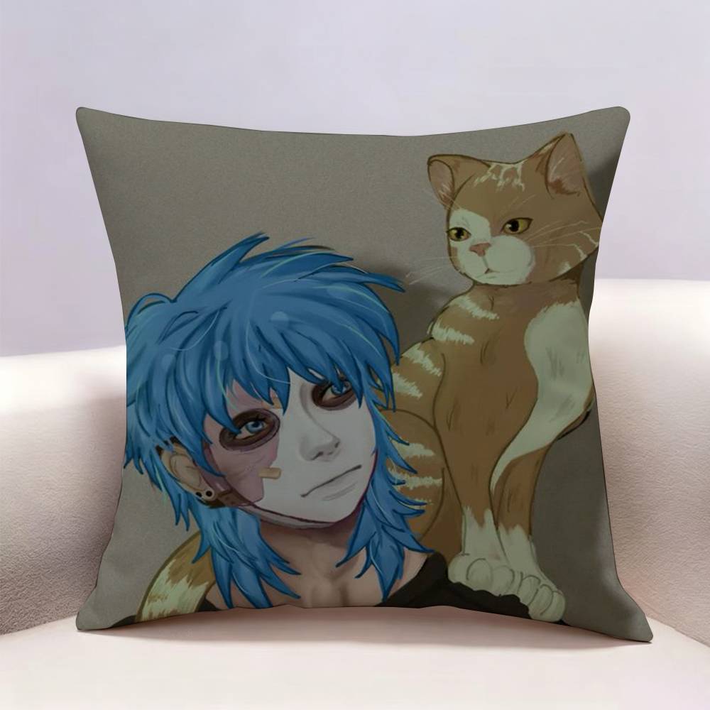 Horror Game SSally Face Doublesided Print Pillow Case Cushion Cover Throw Pillow Case For Car Sofa