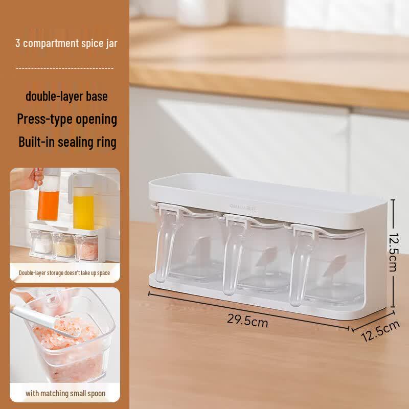 Chahua Press-Type Kitchen Seasoning Box