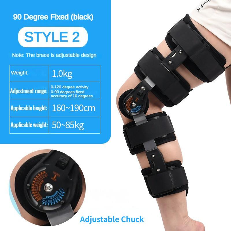 New Adjustable Knee Joint Fixation Brace Lower Limb Surgery Fixed Protective Gear Leg Ligament Support Rehabilitation Trainer