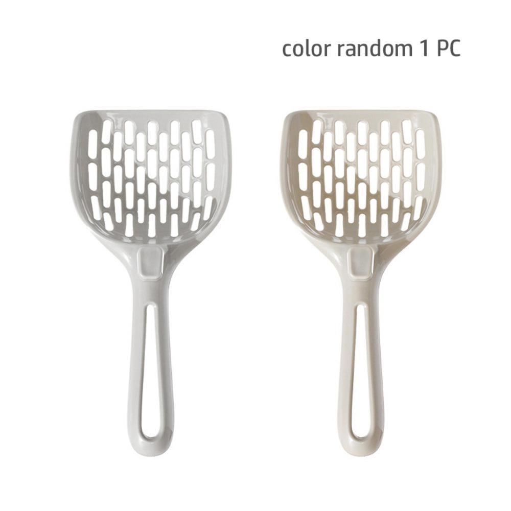 

With Hook Cat Litter Shovel Plastic Kitten Toilet Clean Tools Durable Pet Poop Shovel Cat Products random color
