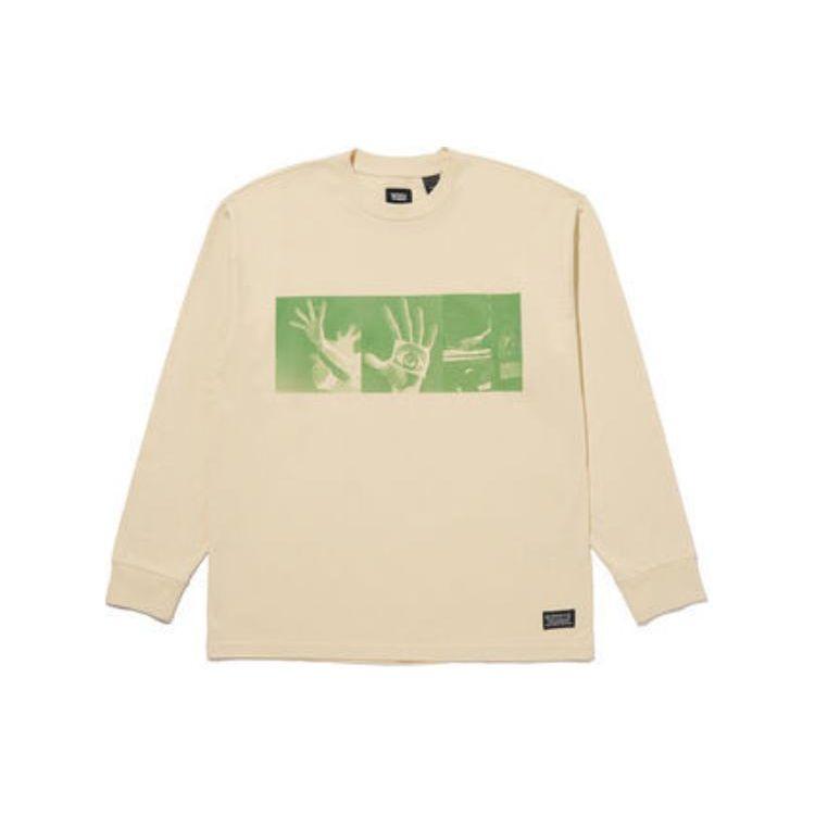

Мужская футболка с длинным рукавом и круглым вырезом Levis Off-White A1006-0012