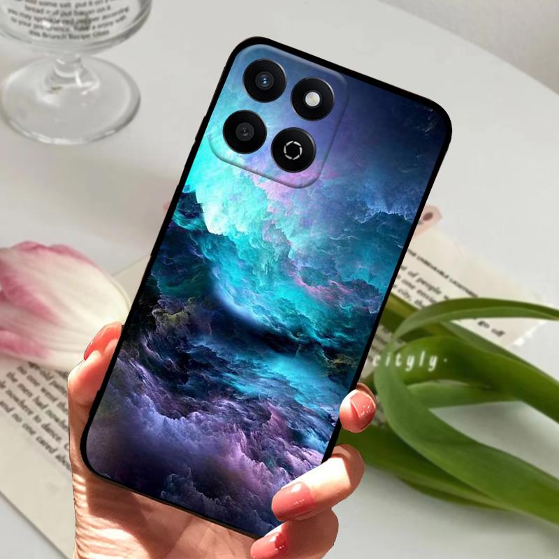 For Honor X7c 4G Case X 7c Geometric Design Soft Silicone TPU Phone Back Cover For Huawei Honor X7c Shockproof Bumper Phone Bags