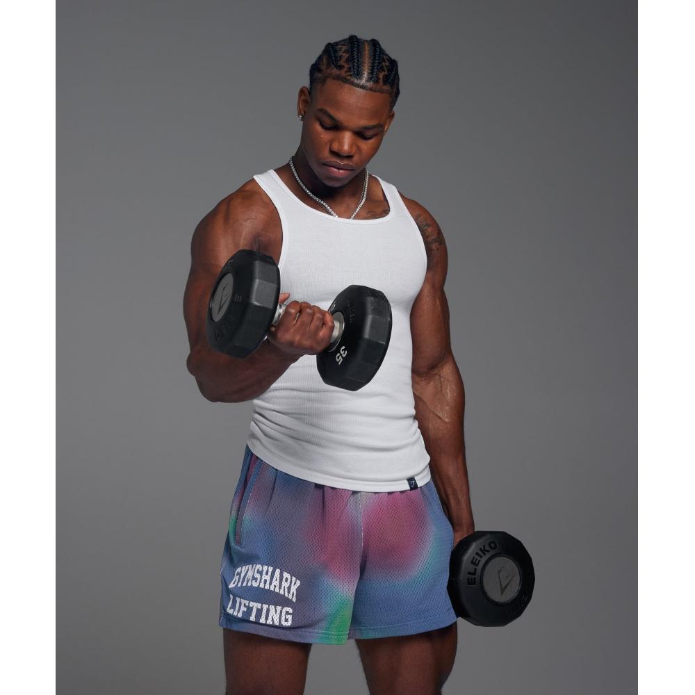 Gymshark Pack de 3 Camisetas de Tirantes Acanaladas Blanco A5a2e Wcd0