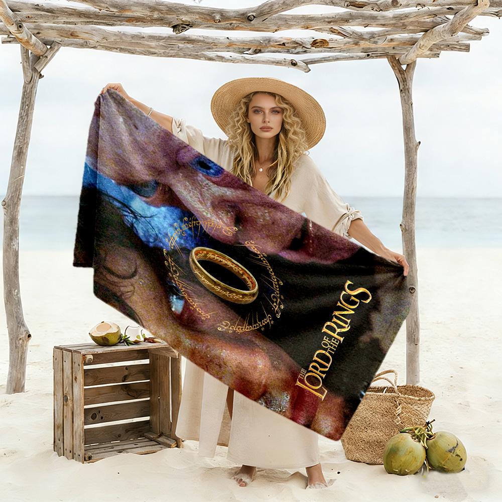 Lord Rings Beach Towel Quick-Dry Soft Microfiber Comfortable Lightweight