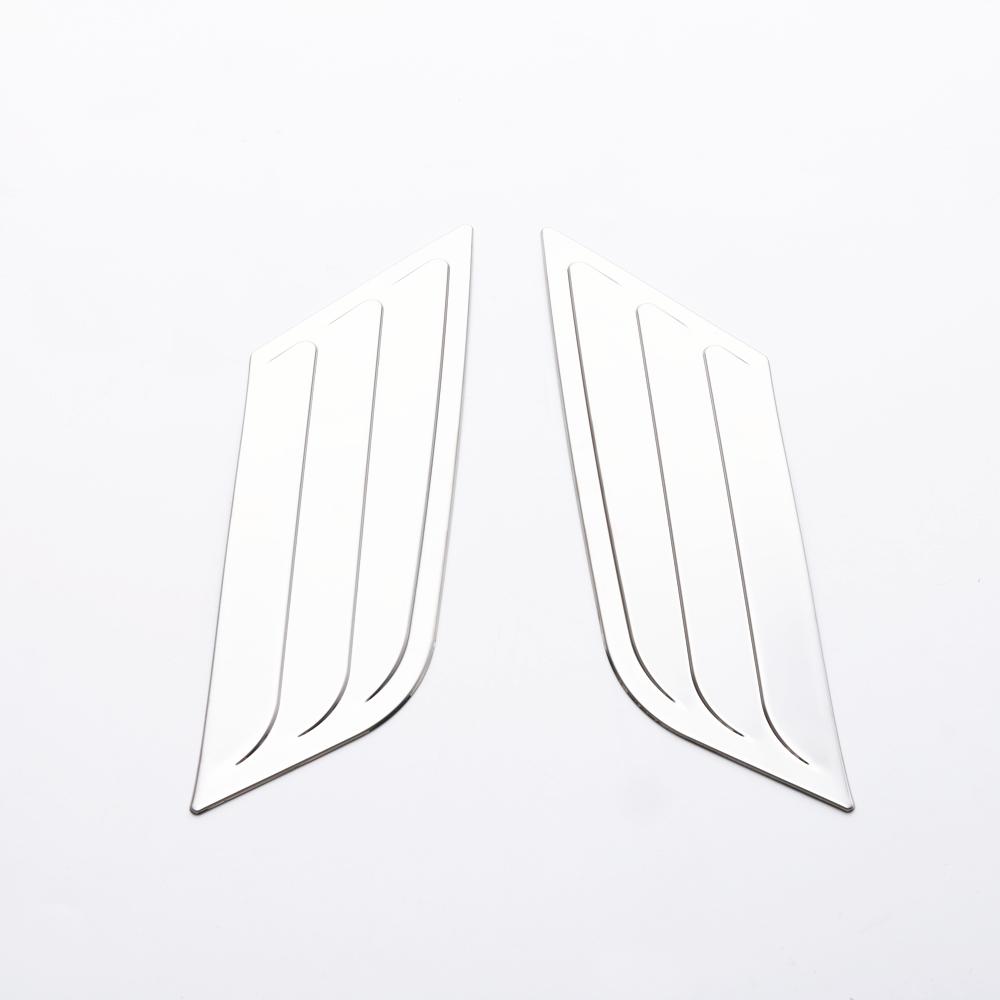 2PCS SUS304 Stainless Steel Front Intake Molding Trim Car Styling Cover Accessories for Toyota C-HR CH-R 2017 2018