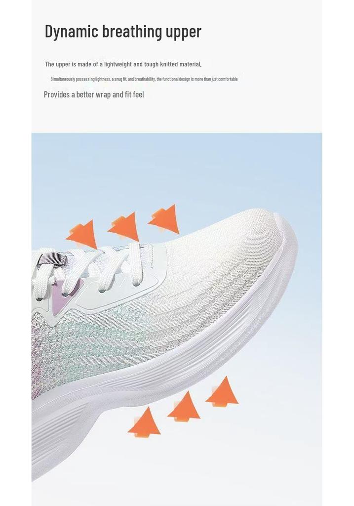 Women's Spring-Summer Flyknit Mesh Running Shoes - Soft Sole, Comfortable, and Breathable