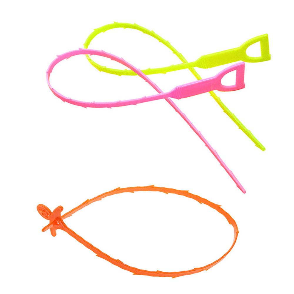 Silicone World Sink Pipe Drain Cleaner Pipeline Hair Cleaning Kitchen Bathroom Shower Sewer Clog Plastic Hook Dredging Tools