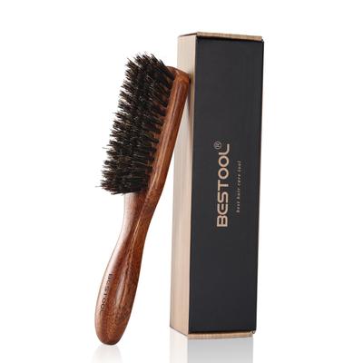 BESTOOL Natural Boar Bristle Wooden Paddle Hair Brush for Hair Care & Styling Direct from Japan