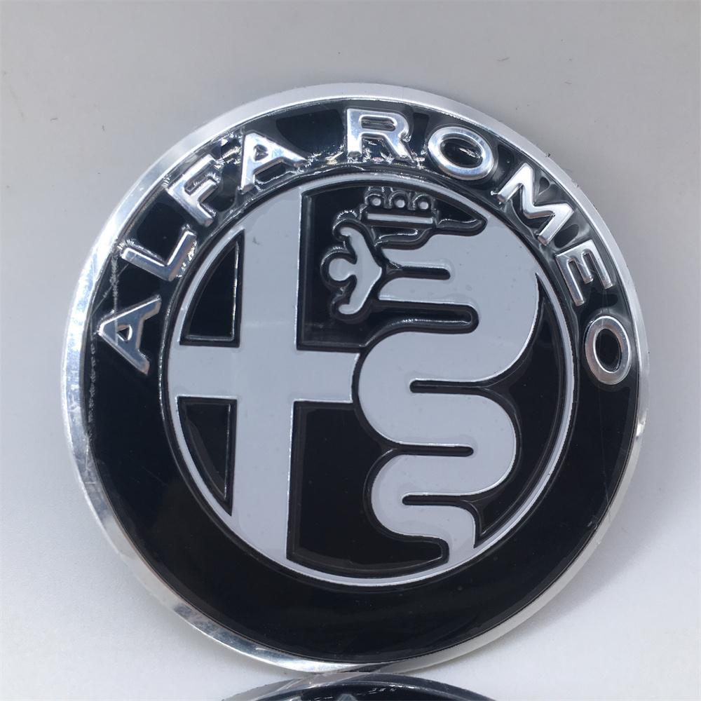 Pro Alfa Romeo 2026 Horká nálepka 1ks 40mm 50mm 56mm 74mm Pro Alfa Romeo Giulietta GT 147 156 Kryty/Středový znak přední mřížky auta