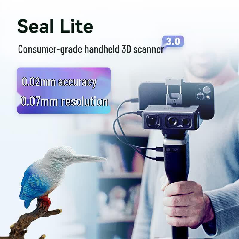 Seal Lite High-Precision Handheld 3D Scanner