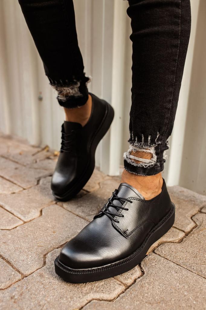 Chekich H New Collection CH001 Classic Lace Men Shoe White Black Brown Tan