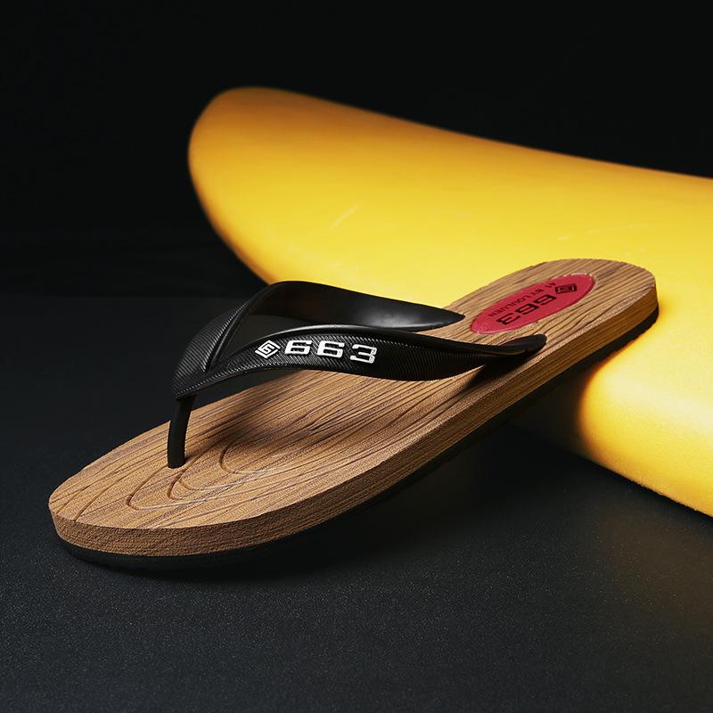 

Новые стильные шлепанцы для мужчин на лето, нескользящие пляжные тапочки с клипсой для мужчин, сандалии из ЭВА для использования на открытом воздухе 44 хаки