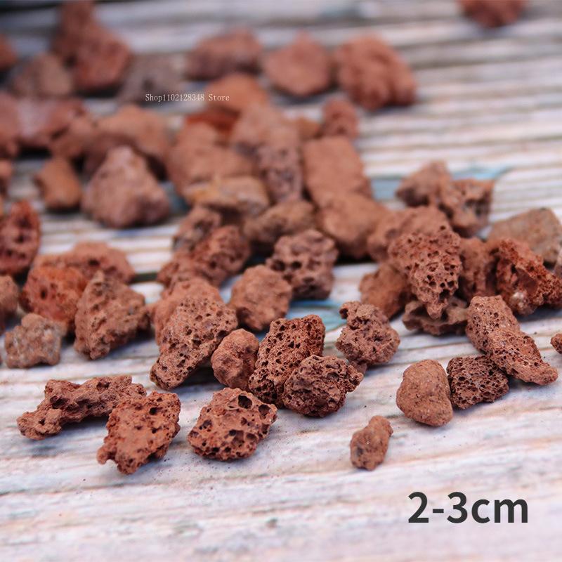 

500g/1000g Red Volcanic Rock Succulent Plant Planting Bedding Granular Fish Tank Water Purification Materials Gardening Supplies 500g