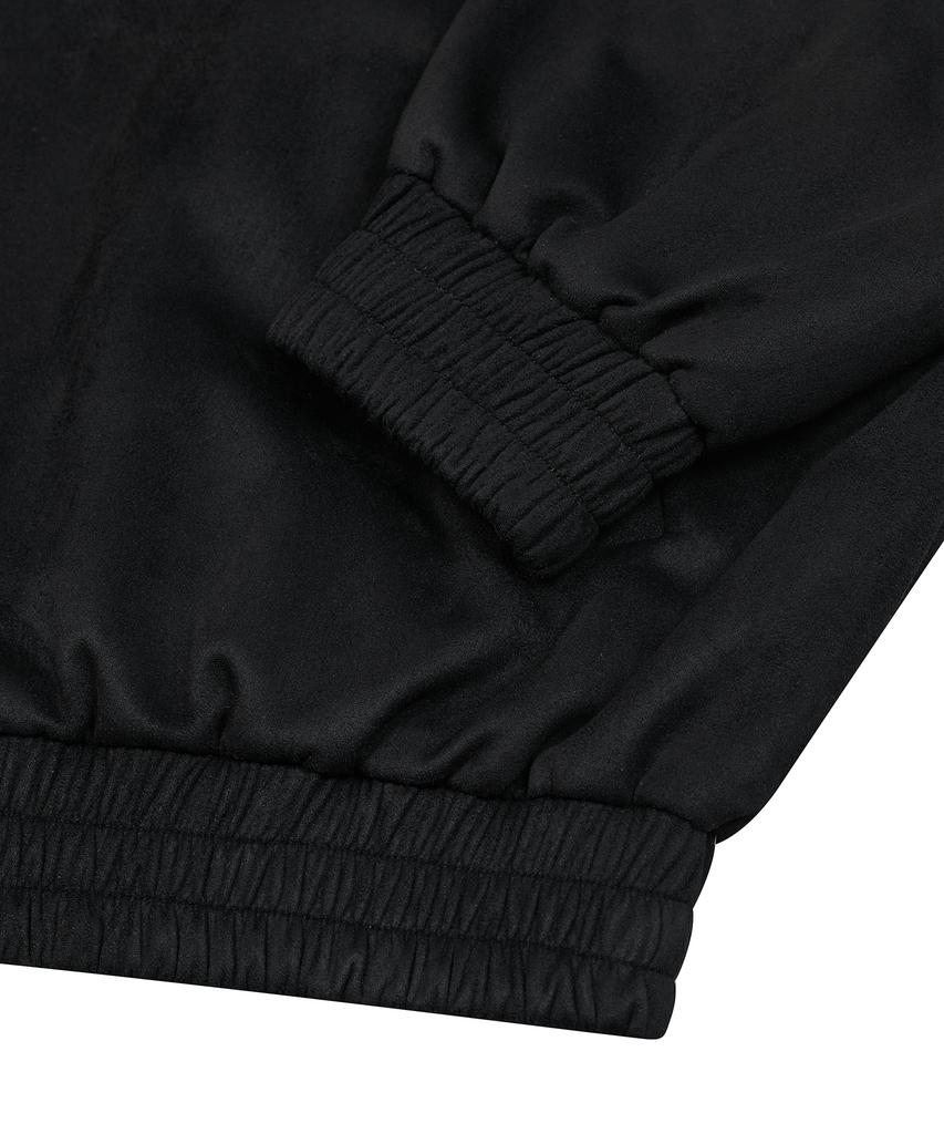 Standarderror 87-Stan009 [Renewal] Standard Blouson Suede Jacket Black (C Type)