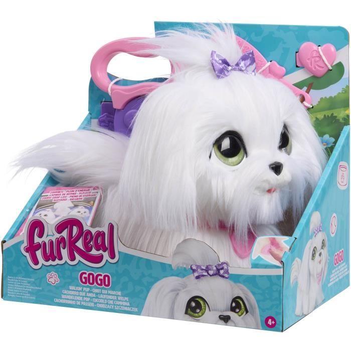 Jouet Interactif - FURREAL FRIENDS - GoGo Puppy Le Chien - Plus De 30 Sons Et Réactions, Laisse Détachable Et Brosse