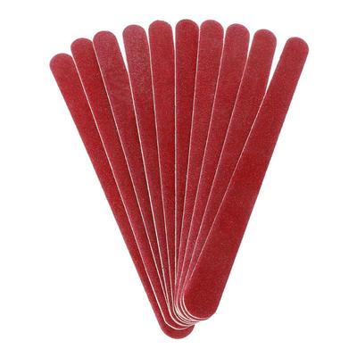 10PCS Nail art Maniküre Puffer Schleif Dateien Holz Crescent Schleifpapier Körnung Seite Nail art Werkzeug Doppelseitige Dicke Stick
