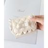 [SecretDoor] ivory trifold wallet ladies compact wallet mini wallet woman mini brand cute compact folding wallet easy to use large capacity With coin
