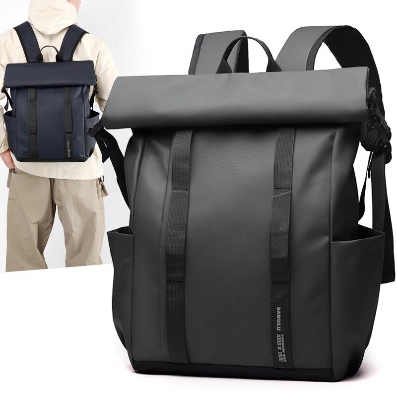 Computer Backpack Men's Business Backpack Large Capacity Water-repellent College Student Schoolbag