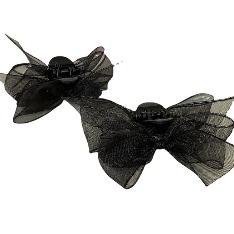 2025 Mesh Bow Hair Clip: Cute Japanese Style for Girls