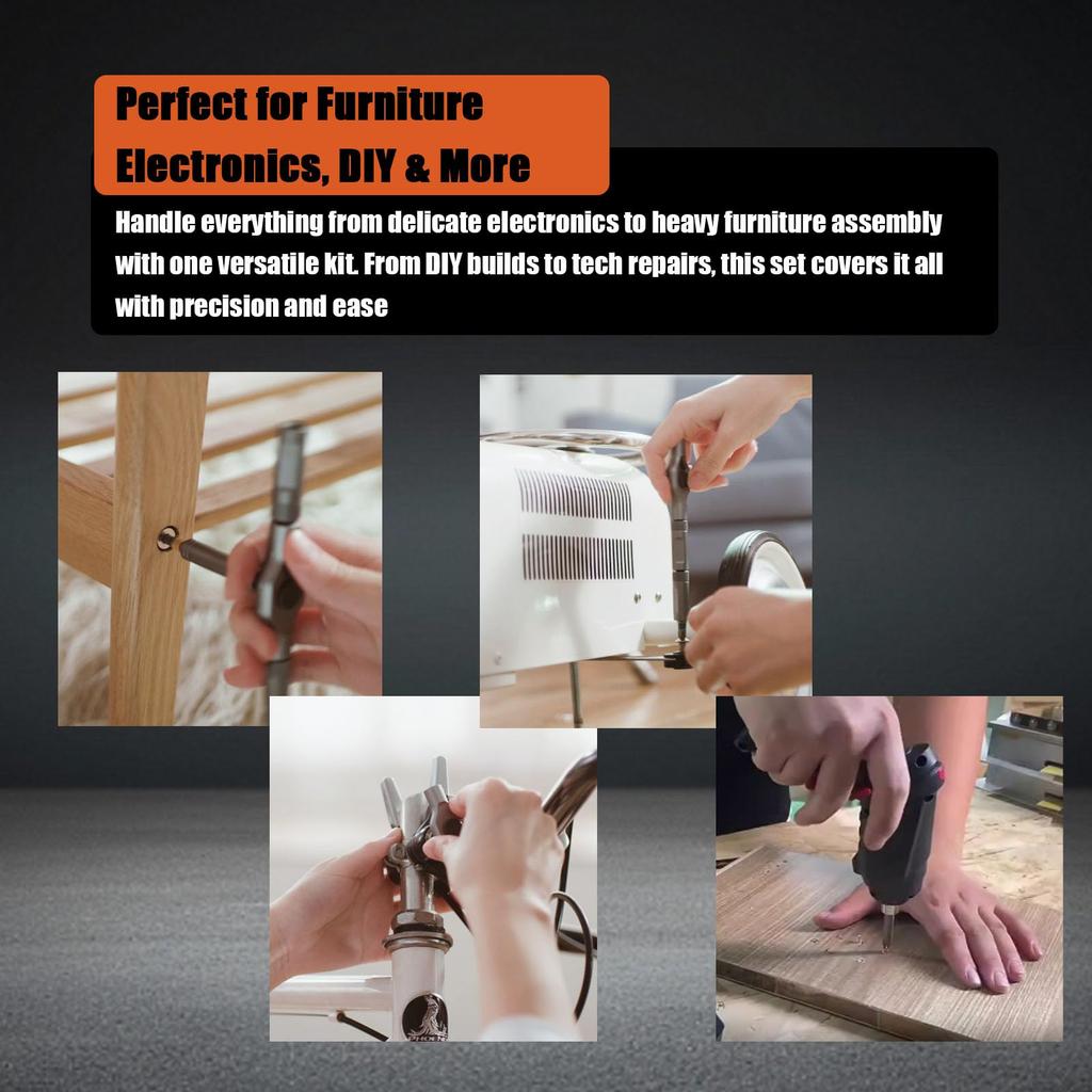 24 in 1 Magnetic Screwdriver Set DIY Ratchet Screwdriver Set Removable Precision Screwdriver kit Magnetic DIY Precision Tool kit