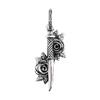 Anonymous Artisan Rose & Knife Pendant