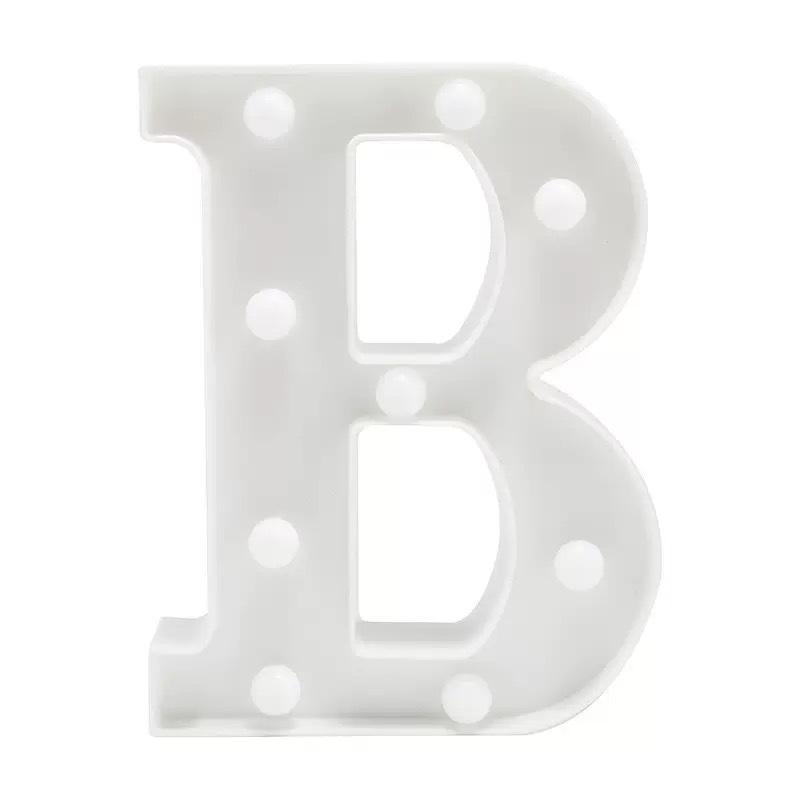 LED Letter and Number Lights for Celebrations and Proposals