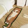 New Kawayi Cat Carpet Washable Plush Non-Slip Mat Fluffy Texture Funny Design Nordic Cartoon Carpet Living Room