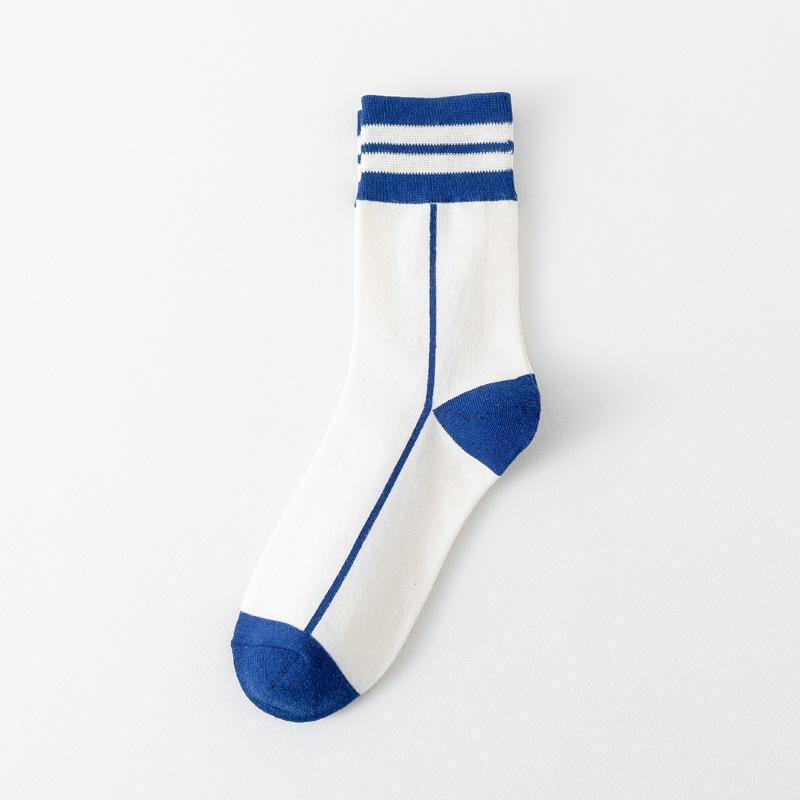 5/10 Pairs Women Double Layer Octagonal Flower Rabbit Wool Socks Autumn Winter Retro Coarse Knit Socks