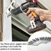 Steel Stainless Wire Brush Drill Attachment Set Bore Brush Rust Cleaner Pipe