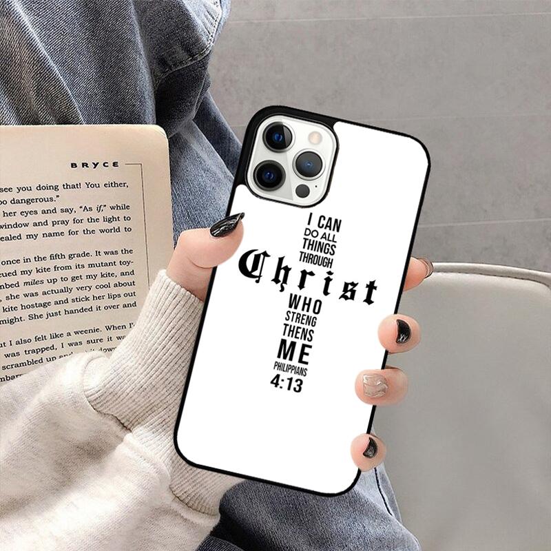 Bible Philippians Jesus Christ Phone Case For iPhone 17 Air 16 15 14 plus 11 12 13 Pro Max coque Cover Shell
