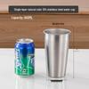 Wutuo Outdoor 304 Stainless Steel Cold Drink Cup