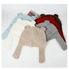 Cozy Knit Bear-Ear Lei Feng Hat - Cute & Versatile Ear Protection for Autumn/Winter