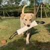 30cm Portable Jute Bite Pillow Dog Tug Tooth Cleaning Interactive Chew Stick Soft Cute Pet Companion