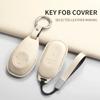 Car Key Case Cover Shell Fob for Leapmotor T03 S01 C11 for 2023-2025 Leapmotor C01 T03 S01 C11 Leap Motor PU Leather Keyring