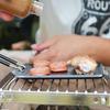 Rectangle Camping Frying Pan Non-stick Grill Pan Barbecue Tray Mini Grill Pan  BBQ