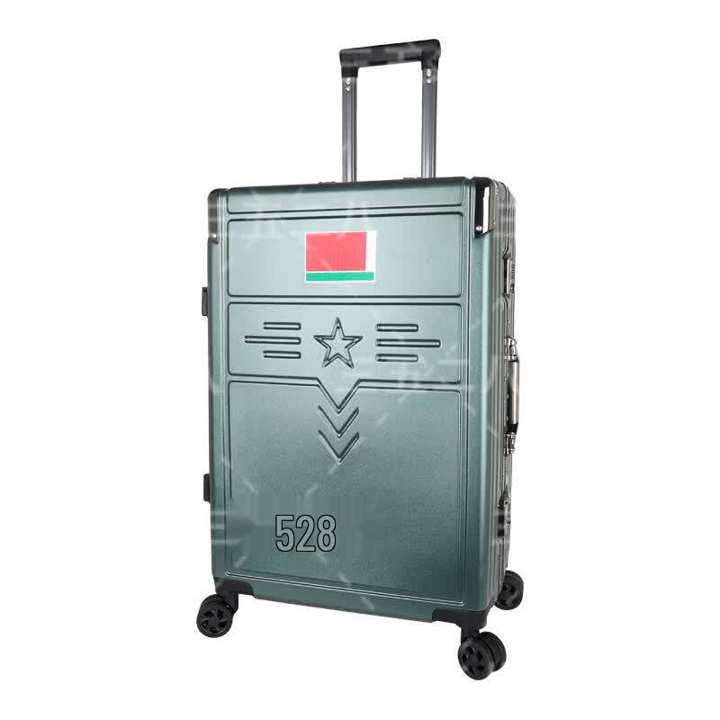 3528 Veteran Commemorative Aluminum Alloy Spinner Luggage