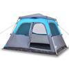 VidaXL Family Dome Tent 6 Person Blue Quick Release 4004234