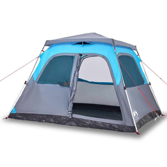 VidaXL Family Dome Tent 6 Person Blue Quick Release 4004234